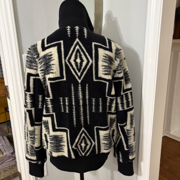 Pendleton Women's Foxglove Print Zip Jacket Size Medium - Picture 6 of 12